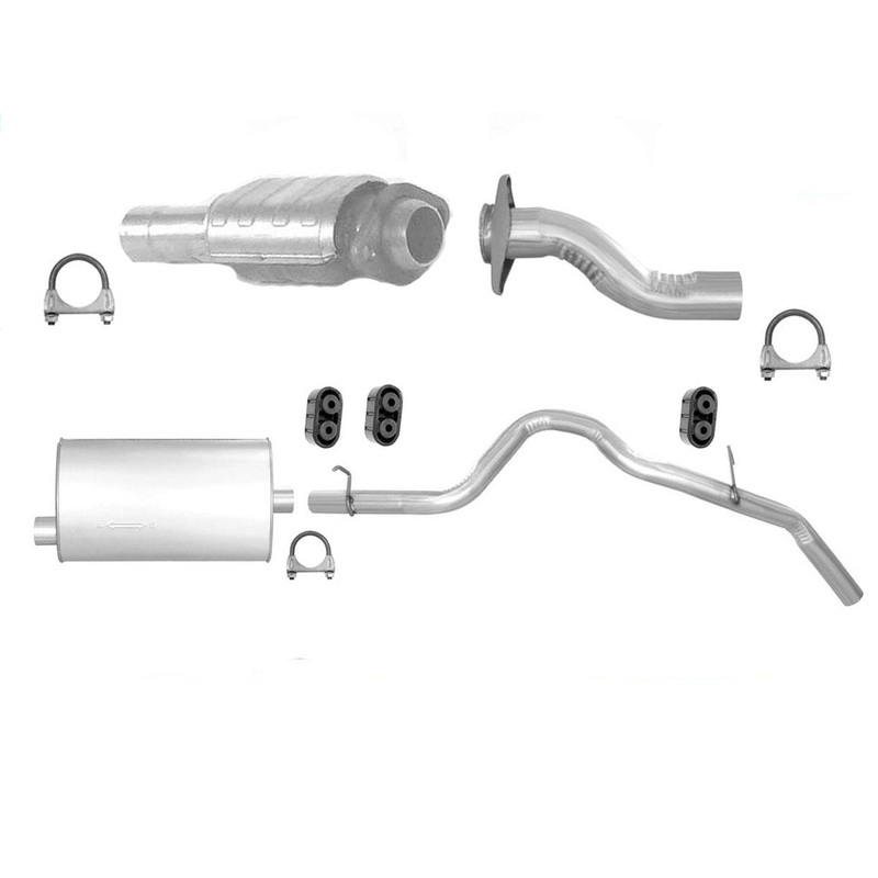 Fits 92-94 Chevrolet & GMC S10 Blazer 4 Door 4.3L Muffler and Converter Exhaust
