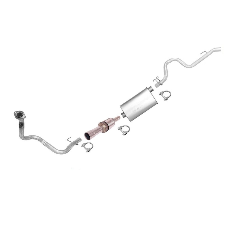 Fits For 93 96 Jeep Wrangler 2.5 Muffler Complete Exhaust Pipe System Converter