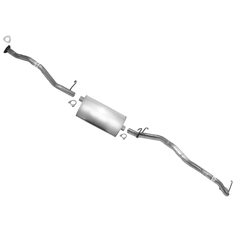 For 01-03 S10 Pick 2.2 Rear Wheel Drive Exhaust System 117 122 Wheel Base