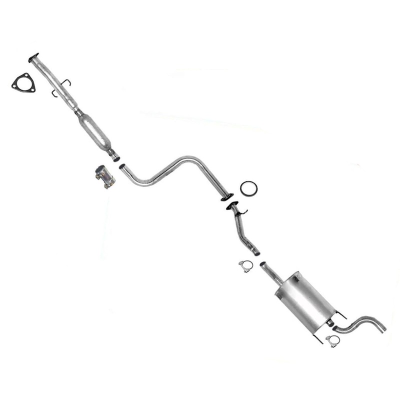 for 1991 1992 1993 Honda Accord LX Wagon Muffler Resonator Pipe Exhaust System