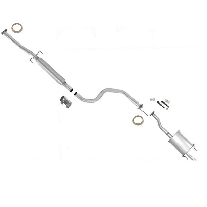 For 1992 1993 1994 Honda Civic EX 2 & 4 DR Resonator & Muffler Exhaust System