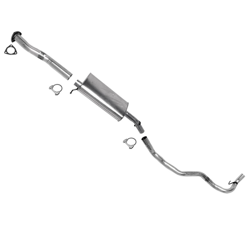 For 1998-2000 S10 Sonoma Pick 2 Wheel Drive 108 W.B. 2.2L Muffler Exhaust System