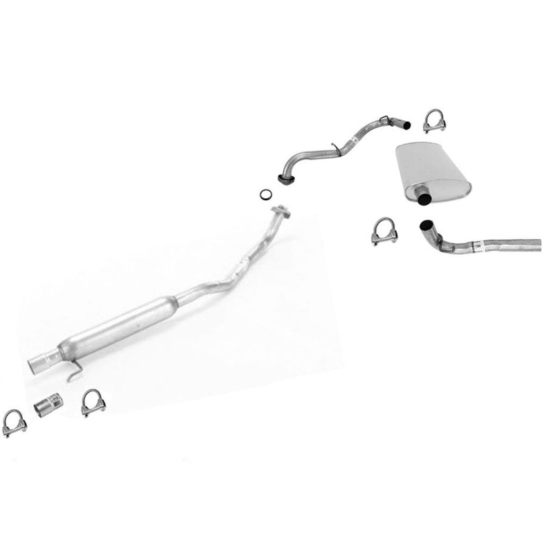 for 2003 2004 Front Wheel Drive Vibe Ext Pipe Muffler Tail Pipe Exhaust System