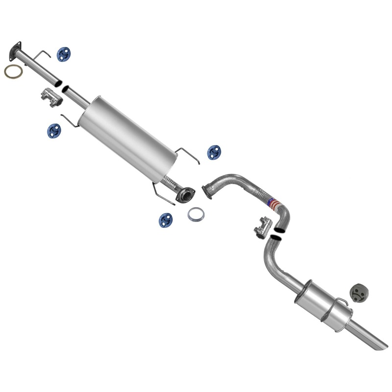 Front Pipe Muffler and Tail Pipe For Toyota 4Runner & Lexus GX470 2003 2004