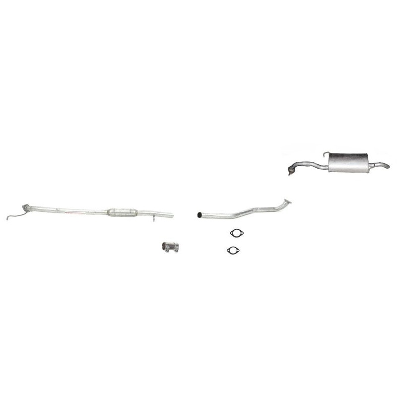 Mid & Rear Muffler Exhaust System 78213 28686 2375 Fits 2001-2004 KIA Rio