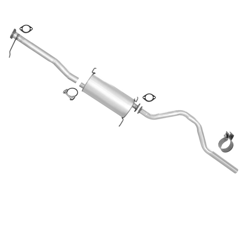 Middle Muffler and Tail Pipe for Kia Sportage GLS Model 4 & 5 Door 2001-2002
