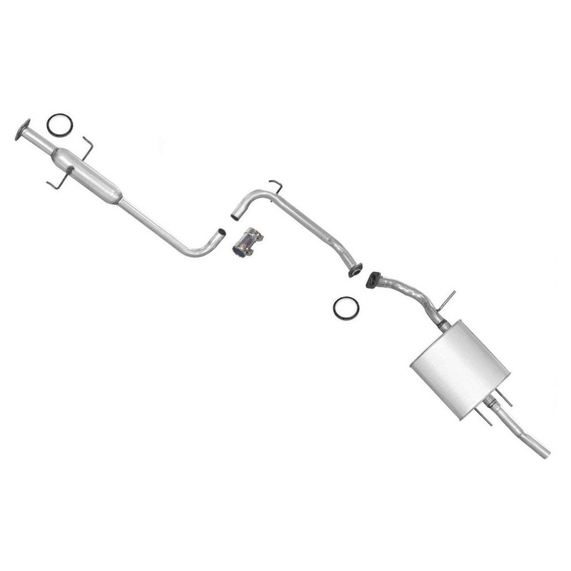 MIddle Resonator & Muffler Exhaust System For 1990 1992 for Toyota Corolla 1.6L