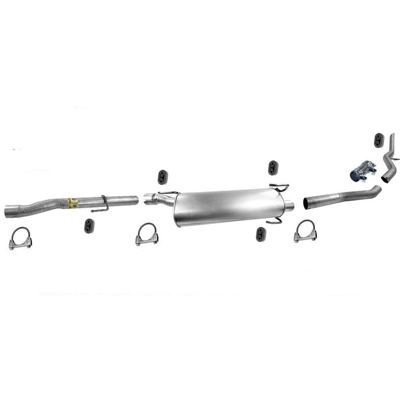 Muffler Exhaust for Dodge Ram 1500 Mega Cab 5.7L 8 Stud 06-08 Extended Crew Cab