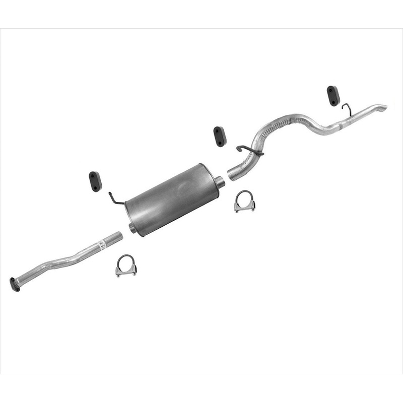 Muffler Exhaust Pipe System For 2004 2008 2012 Colorado Extended Cab Crew Cab