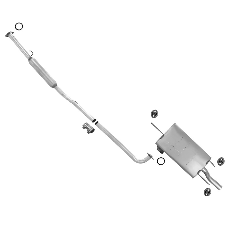 Muffler Resonator Pipe Exhaust Sys for Toyota 1992 1993 Camry V6 3.0 2&4 Door