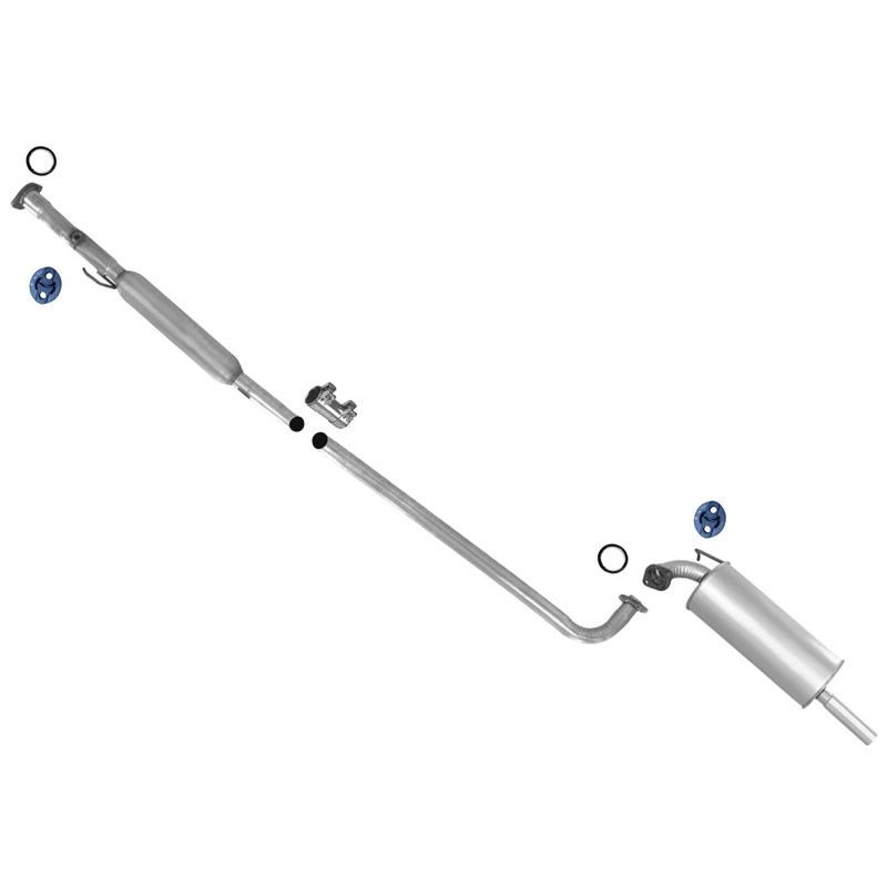 Muffler Resonator Pipe Exhaust System for Toyota Camry 3.0L 1997 1998 1999 2001