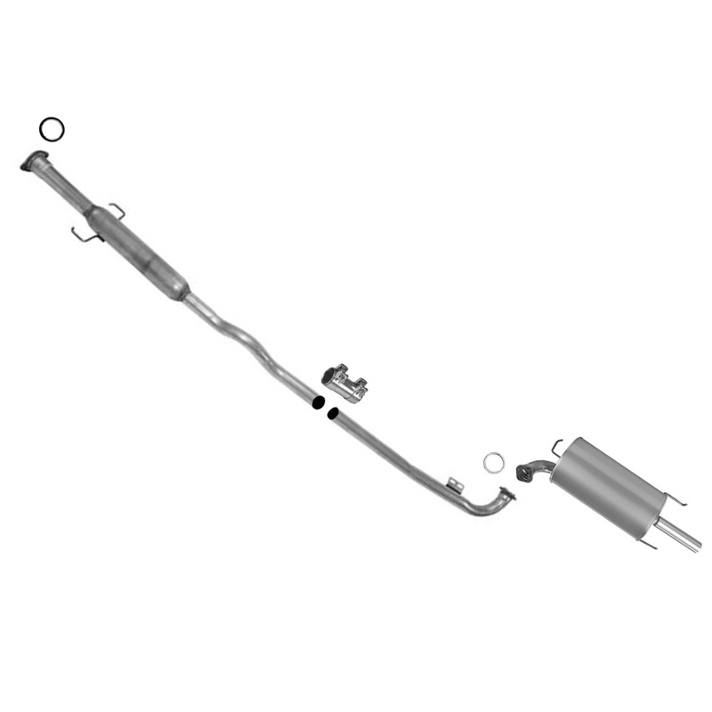 Muffler Resonator Pipe For Toyota Camry 2003 2006 2.4 with California Emissions