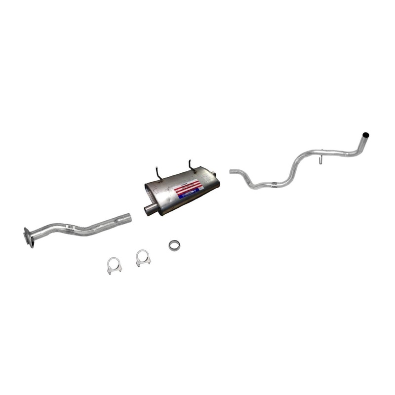 Muffler Tail Pipe Exhaust Sys for Ford Ranger 118" Inch WB 2.5 3.0 4.0 1998-2000