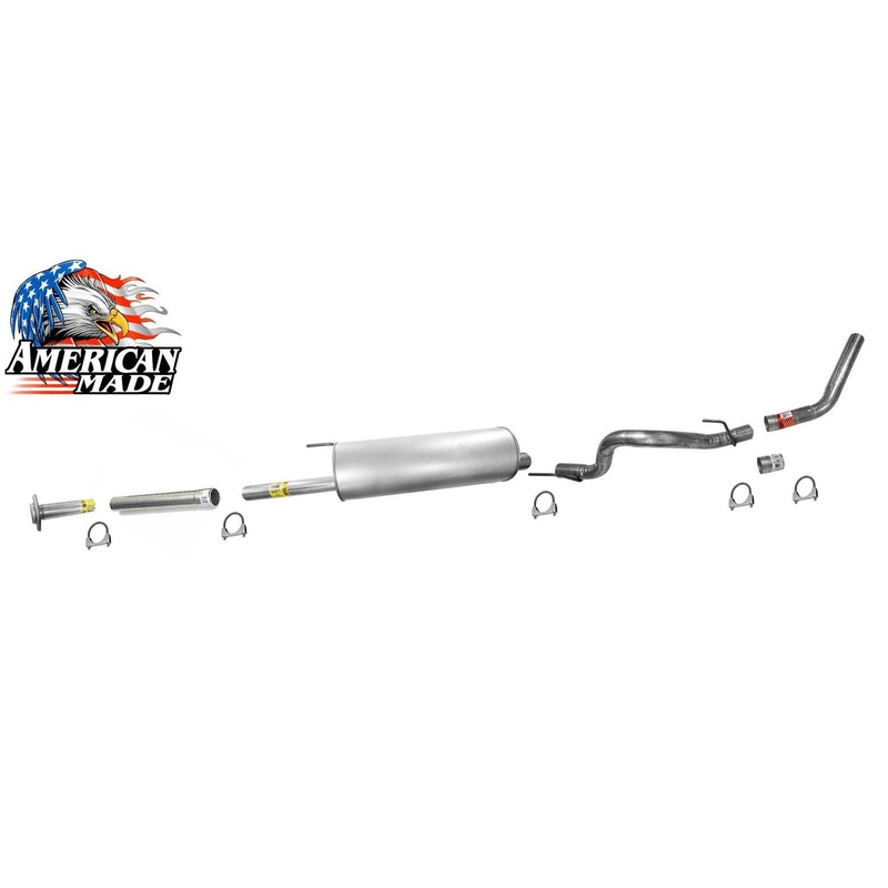 Muffler Tail Pipe Exhaust System for 2009 2010 Ford F150 Pick Up 4.6L 5.4L
