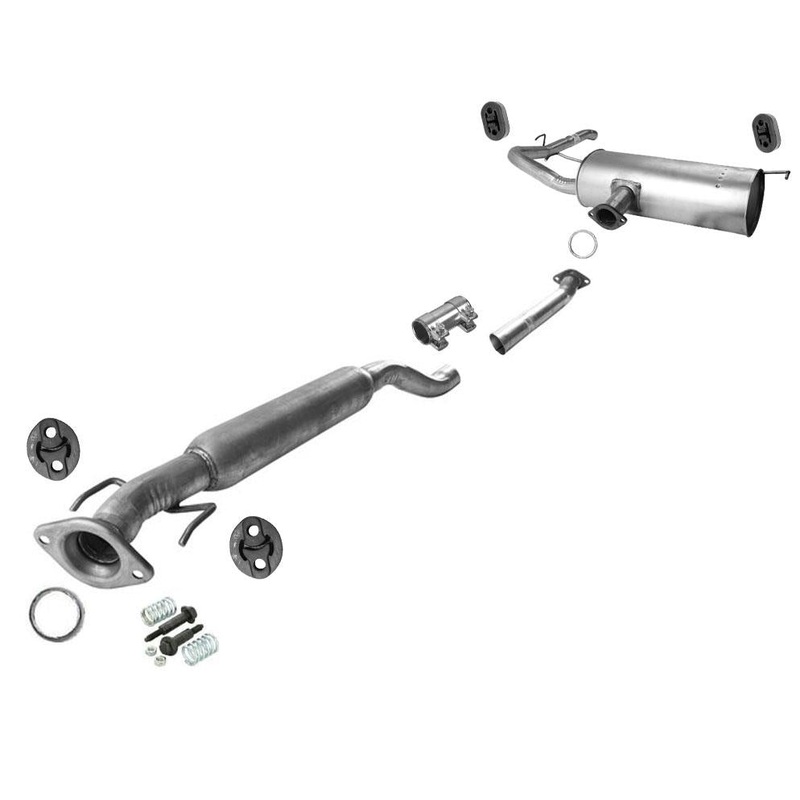 Resonator Extension Pipe & Muffler for Toyota Sienna Front Wheel Drive 2012-2016