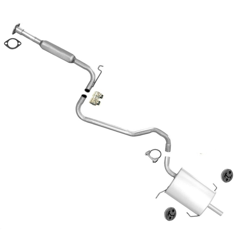 Resonator Pipe Rear Muffler for Nissan Altima 1998-2000 2.4L W California Emiss