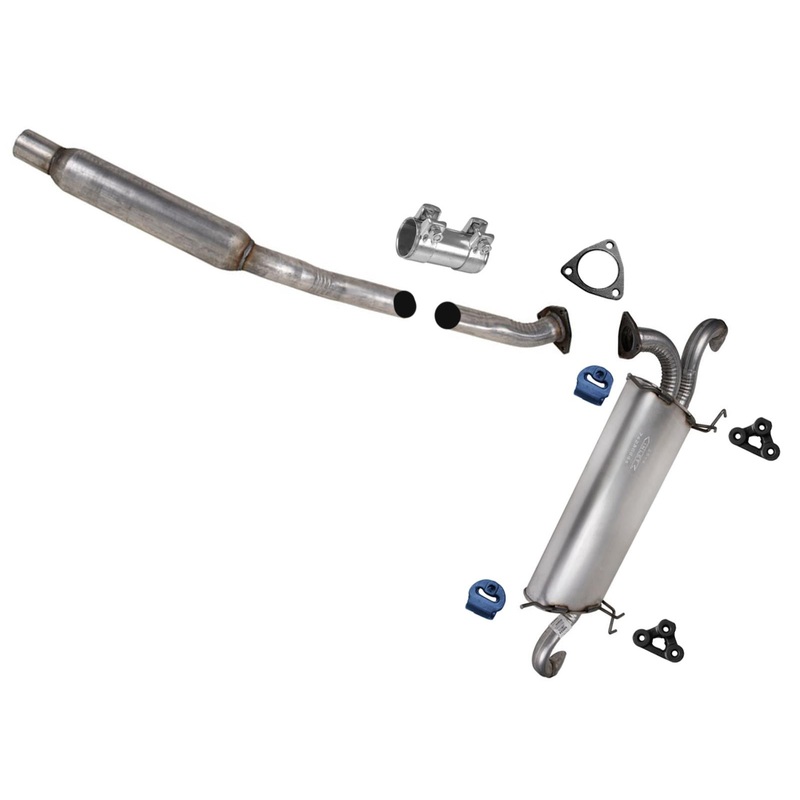 Weld On Resonator Muffler Exhaust System for Acura RDX 2013 2014 2015 2017 2018