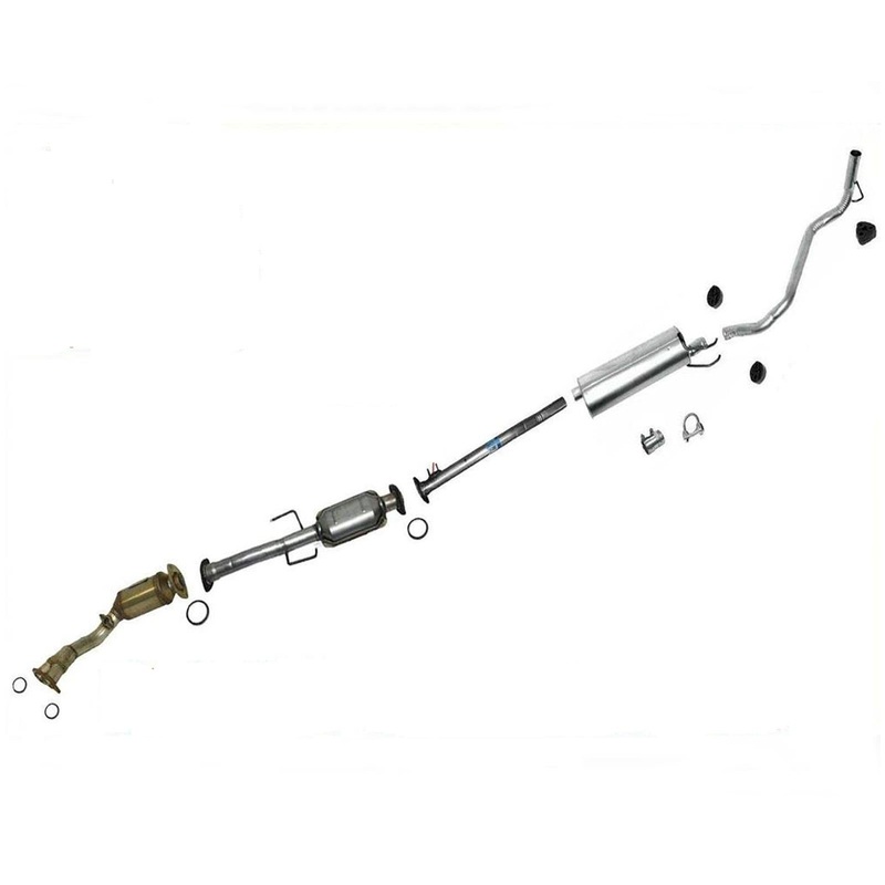 100% Brand New Exhaust System for Toyota Tacoma 2.7L 01-04 4x4 122" Wheel Base