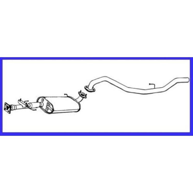 1993 Isuzu Rodeo 3.2L Muffler Exhaust System Brand New