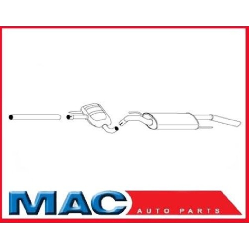 1995-1997 Volkswagen Passat 2.8L Muffler Exhaust System