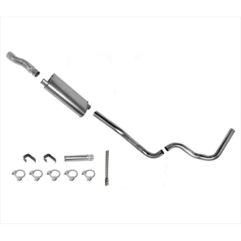 88-93 K10 C10 Chevy Pick Up 5.7L 117 W/B Economy Muffler Exhaust System