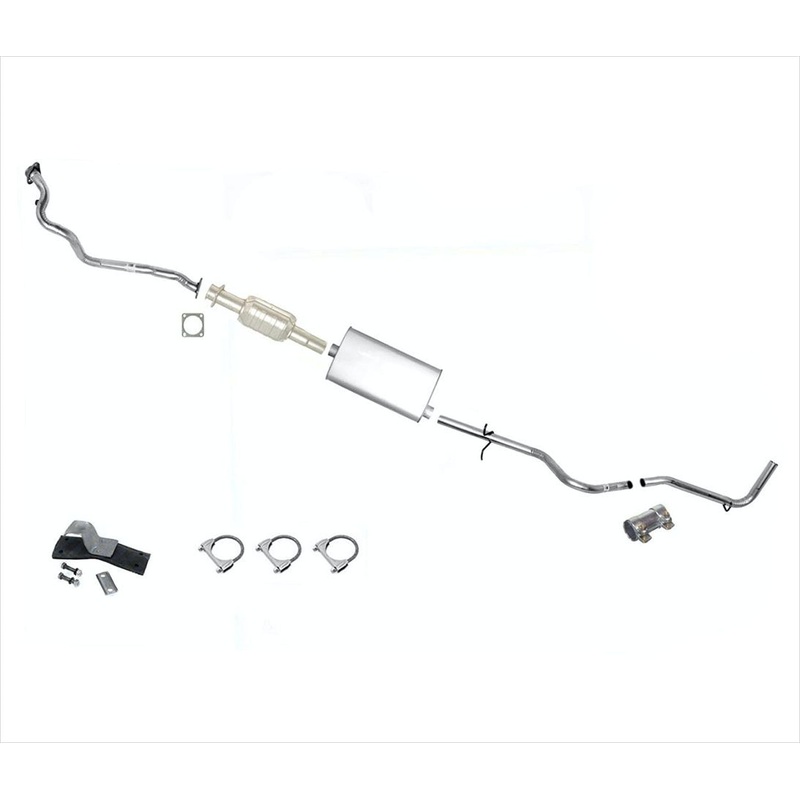 91-92 Comanche 4.0L Eng Pipe Converter Exhaust System Muffler Tail Pipe Clamps