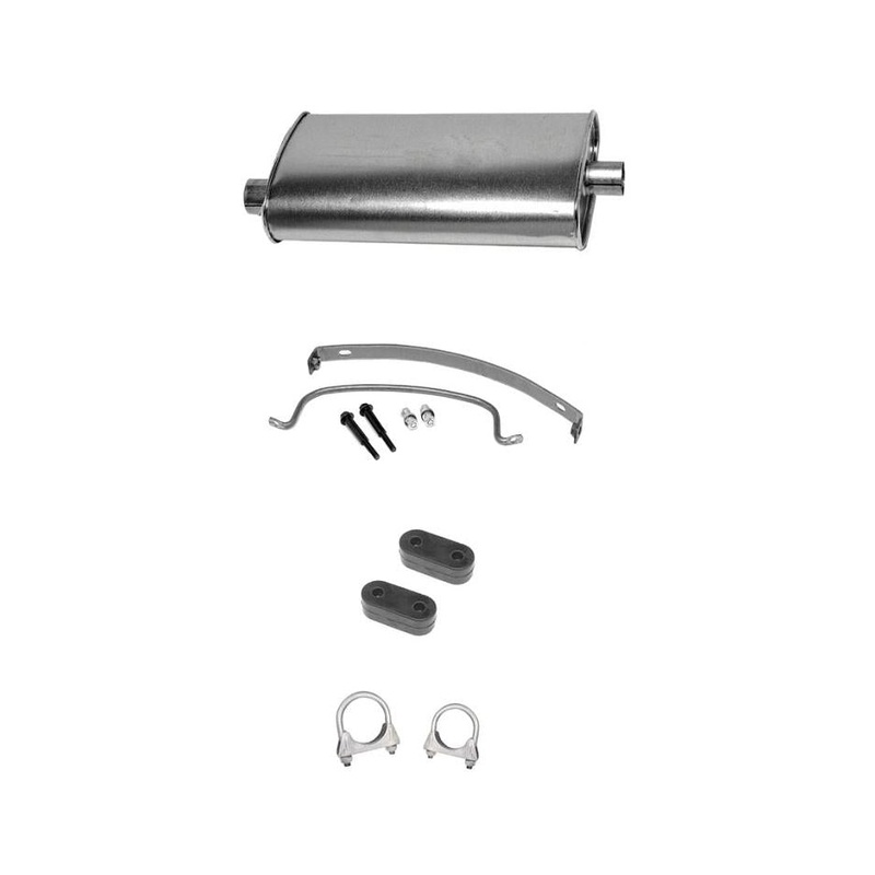 91-95 Dodge Grand Caravan Voyager Muffler With Bracket Clamps Supports