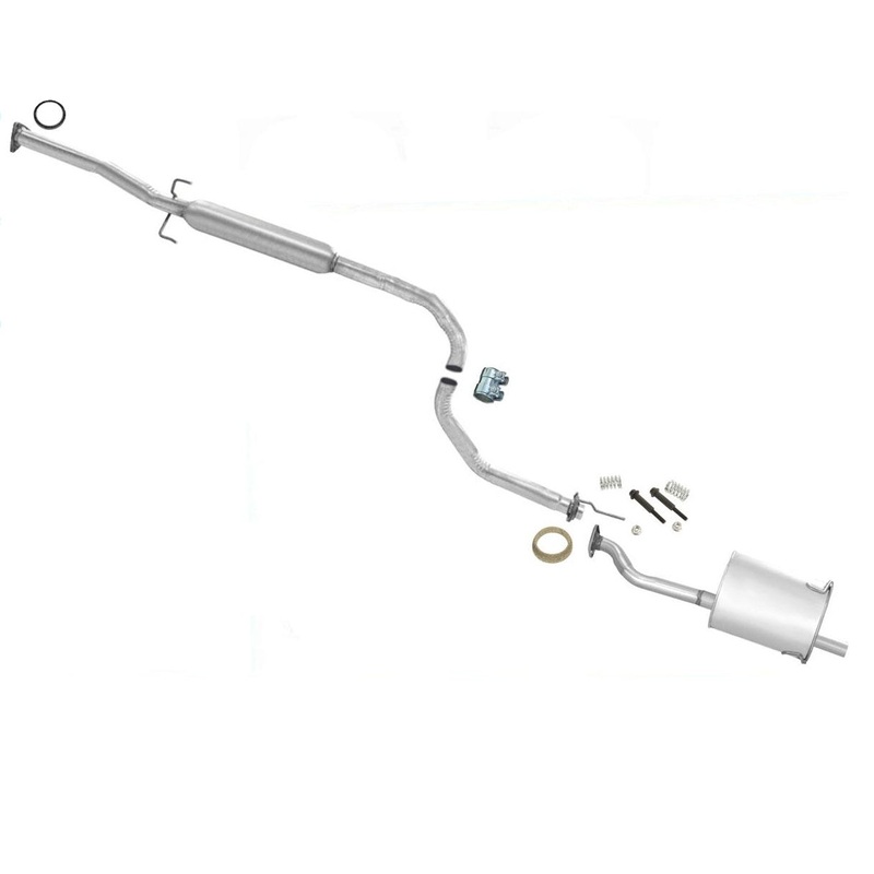 Check Fitment Muffler Exhaust System USA for Honda Civic 1.5L LX DX 94-95 4Door