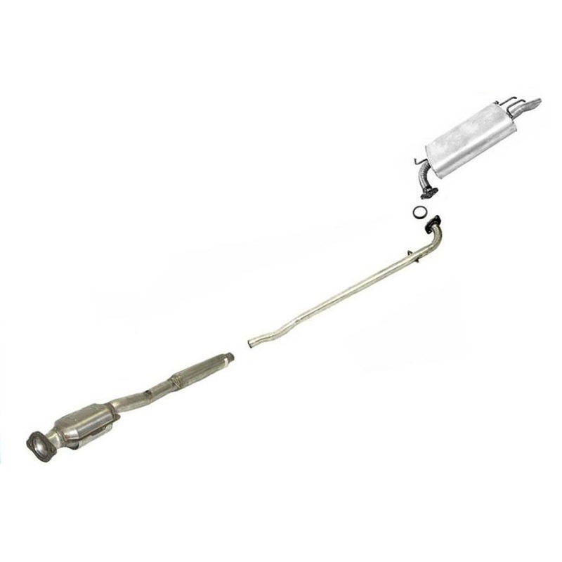 Converter Pipe & Muffler MADE IN USA for Lexus ES300 99-01 Toyota Avalon 00-04
