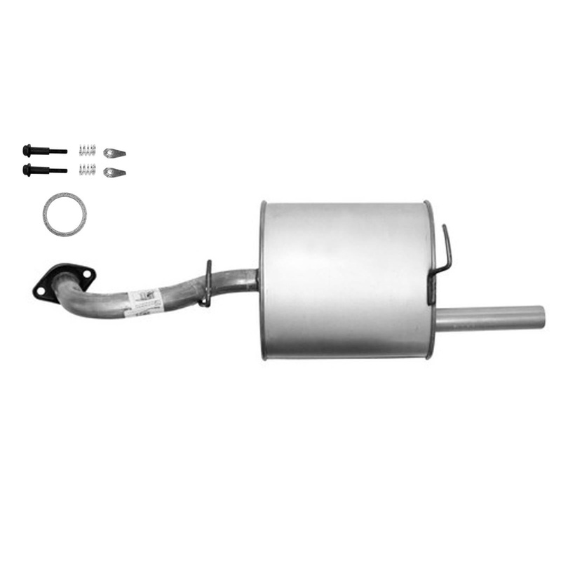 Exhaust Rear Muffler with Gasket Bolts for Toyota Yaris Hatchback 2006-2015