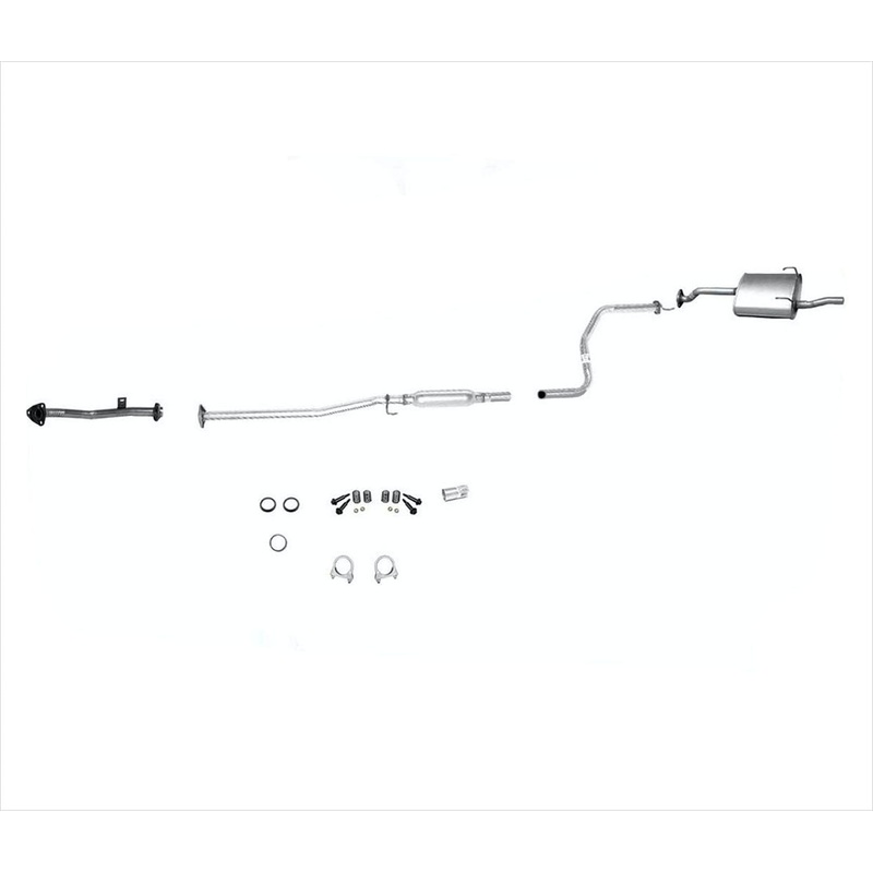 Exhaust Sys Front Pipe Resonator Muffler for Honda Civic 1.6L 1996-2000 DX & LX
