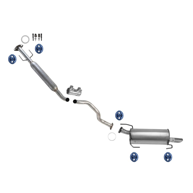Exhaust System Exten Pipe Muffler Front Wheel Drive 11-16 for Nissan Juke 1.6L