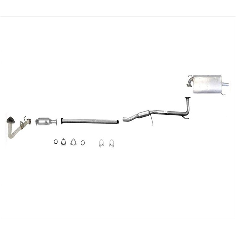 Exhaust System fits 98-02 Honda Accord 2.3L 4DR Automatic Trans Federal Emission