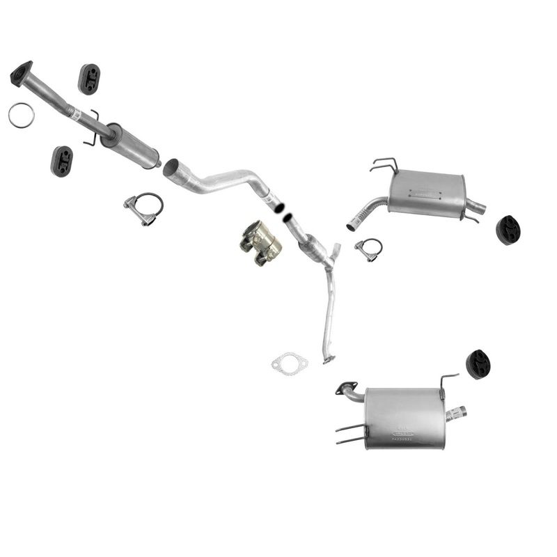 Exhaust System MADE IN USA For 2008-2012 Honda Accord 3.5L V6 2 Door Coupe