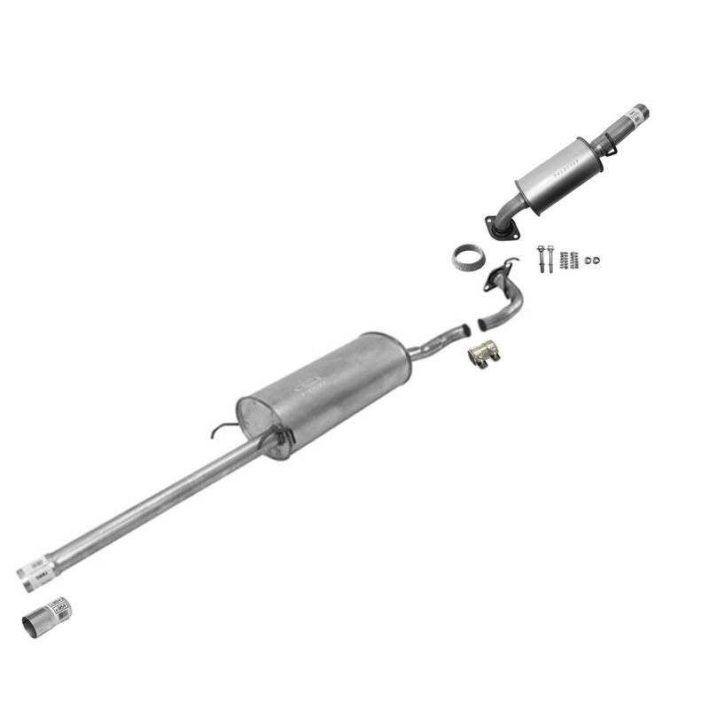 Exhaust System Pipe Muffler Resonator for 06-2007 Toyota Highlander Hybrid Model