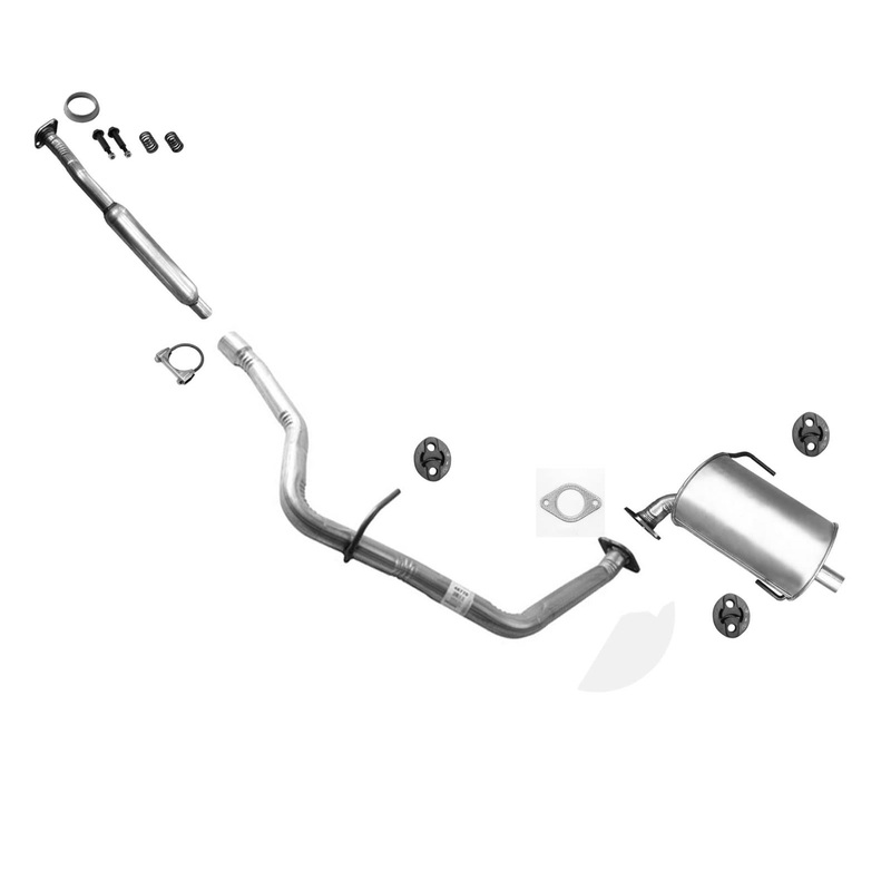 Exhaust System Resonator Pipe Muffler for 2014-2018 Subaru Forester 2.5L