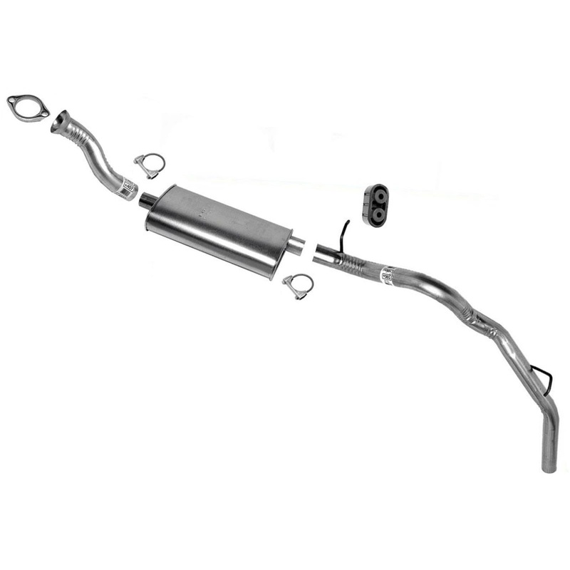 Fits 92-94 S10 S15 Jimmy Blazer 2 Door Extension Muffler and Tail Pipe