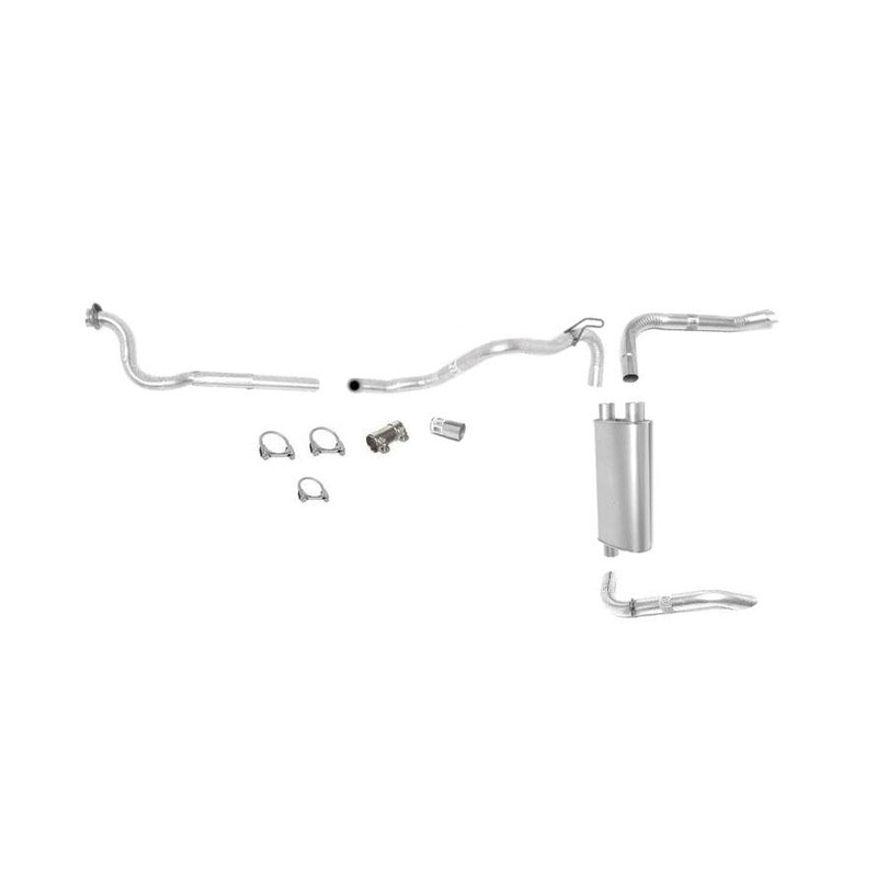 Fits For 93-95 CHEVROLET CAMARO V6 3.4L Dual Outlet Muffler Conversion System