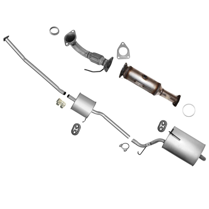 Flex Pipe Converter Muffler Assembly Exhaust Fits 03-05 2.4L Honda Accord 4 Door