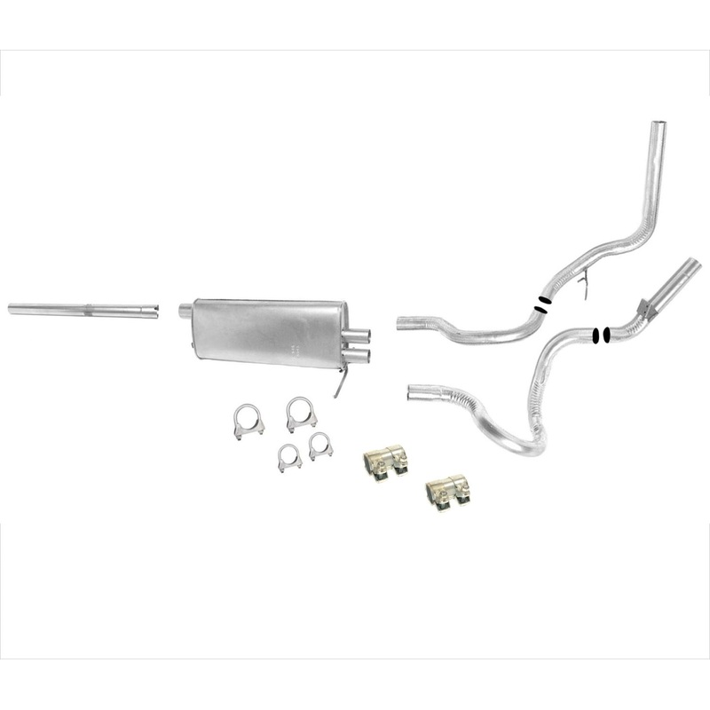 For 1988 1989 1990 1997 Ford F-250 5.8L Over 8500LB GVW Muffler Exhaust System