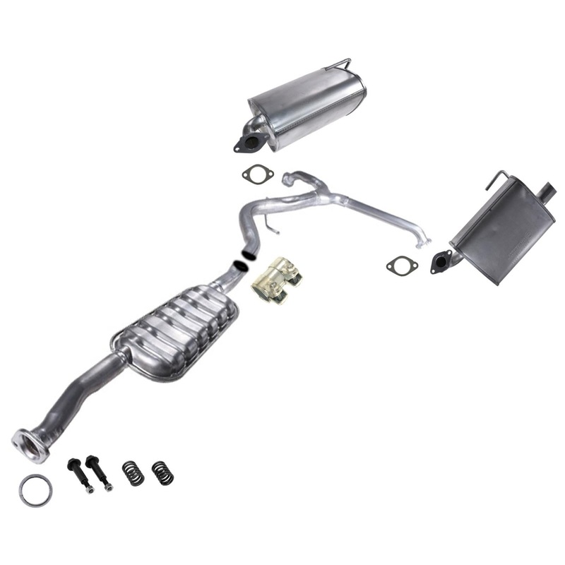 For 2009 2010 11 2013 Subaru Forester XT 2.5L Turbo Dual Exhaust System Mufflers