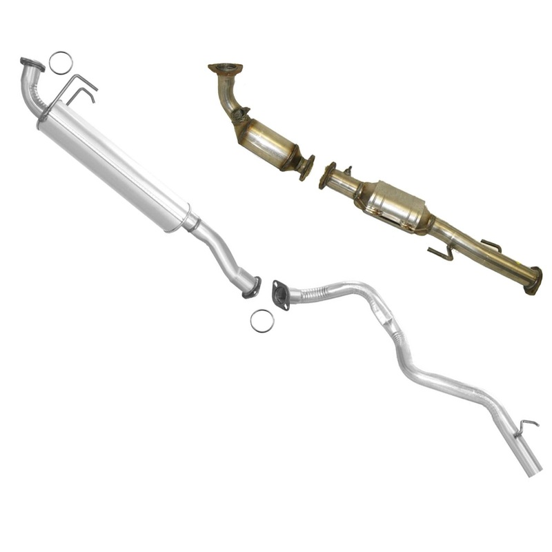 Full Exhaust System For Toyota 3.4L 4 Wheel Drive 4Runner 2001-2002