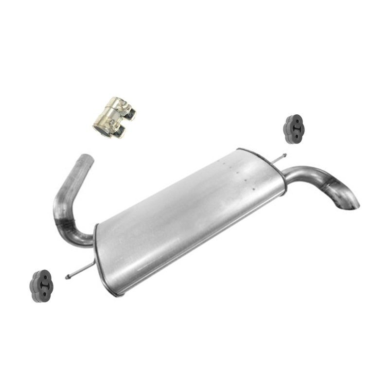 Muffler Assembly With Hangers Fits 2012-2017 Ford Focus 2.0L Hatchback
