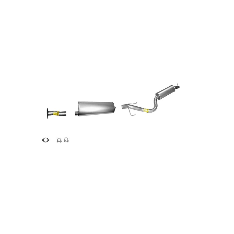 Muffler Exhaust Pipe System for 02-05 Venture Van Base 112 Inch Wheel Base