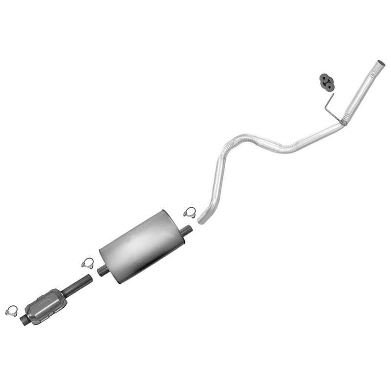 Muffler Pipe and 24 Inch Long Converter For Jeep Grand Cherokee 4.0L 5.2L 96-98