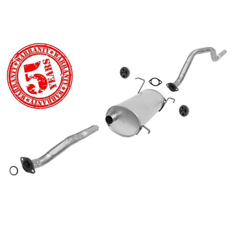 Muffler Tail Pipe Exhaust System Fits 95-97 Kia Sportage 4 Door DOHC