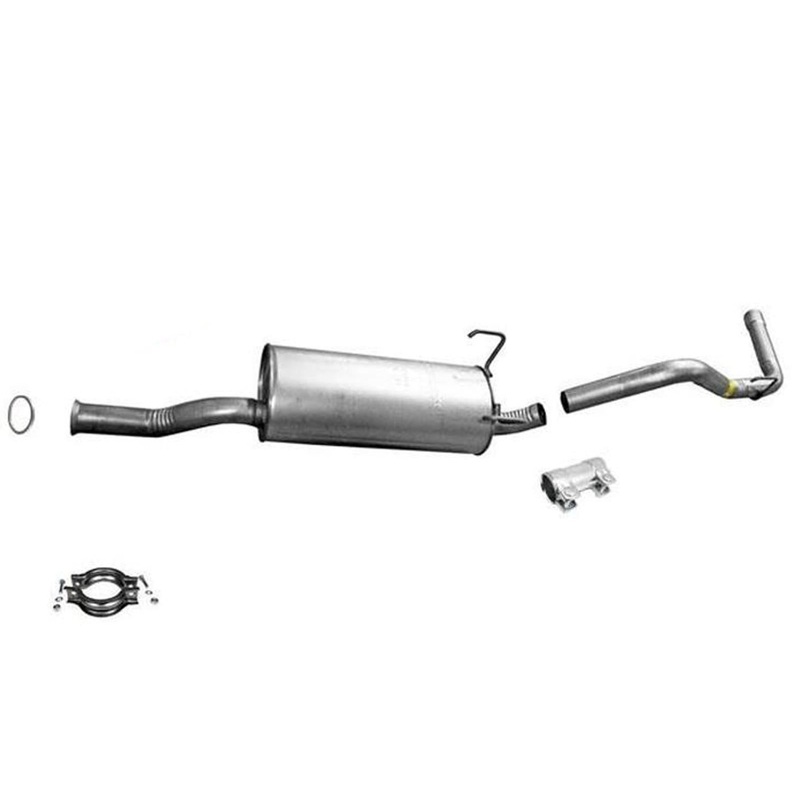 New Rear Exhaust Muffler fits for Toyota Tundra 00-06 With Clamp Gasket
