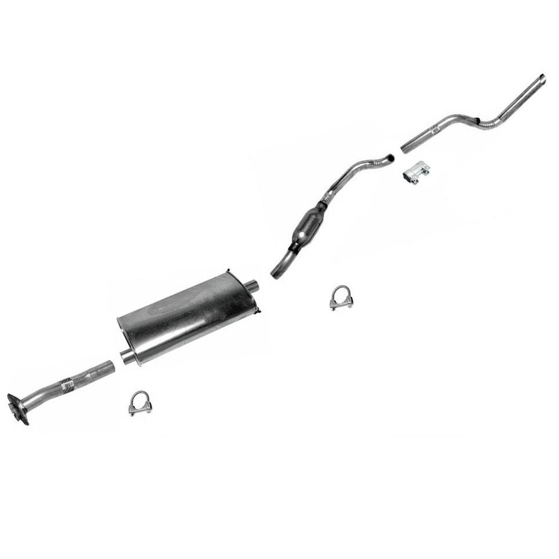 Pro Date 12/99 to 01 4 Dr for Ford Explorer Single Inlet Muffler Exhaust System