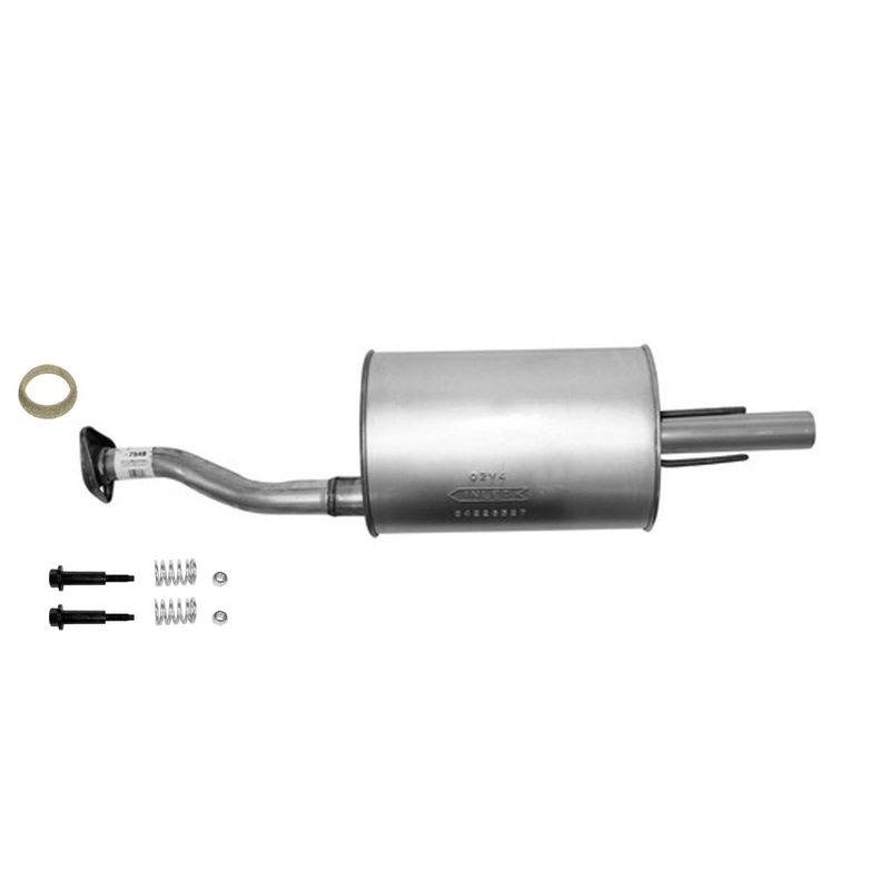 Rear Muffler For 2006 2007 2008 2010 Honda Civic 4Dr DX LX EX 1.8 Automatic