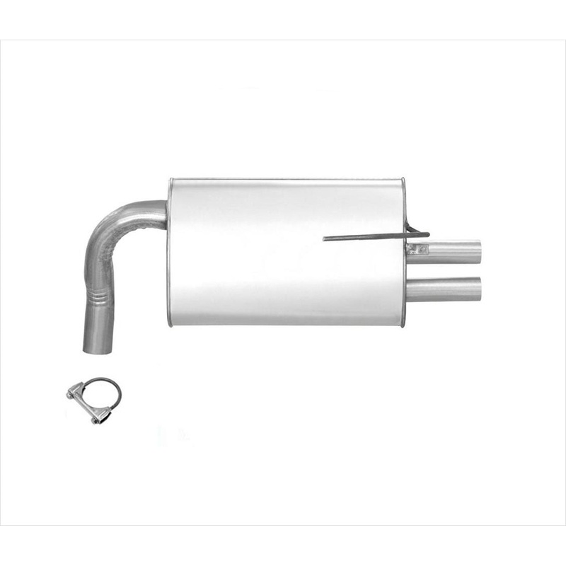 Rear Muffler with clamp Exhaust For 2002 2003 2004 2005 2006 Nissan Altima 2.5L